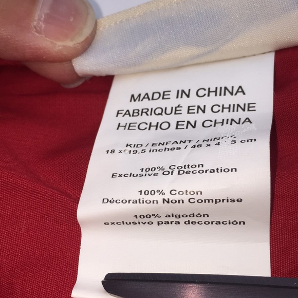 Pottery Barn Kids Christmas Red Rudolph Child Apron Damian Holiday - Picture 8 of 15